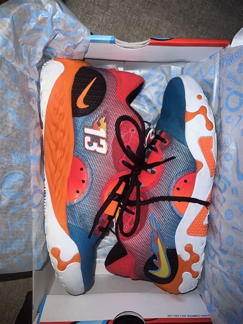 Nike PG 6 X Hot Wheels Blue Orange Red 2022 Gem