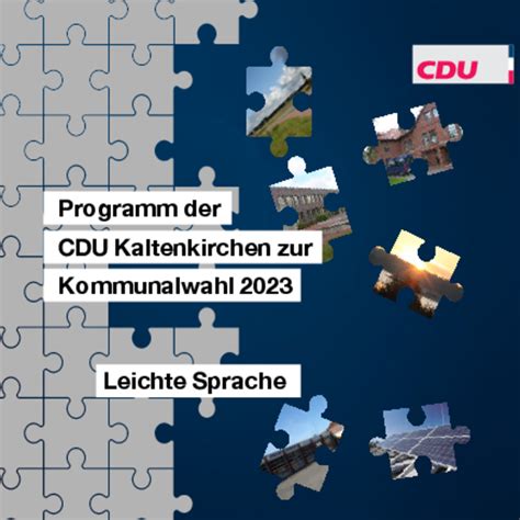 Wahlprogramm Leichte Sprache Cdu Kaltenkirchen