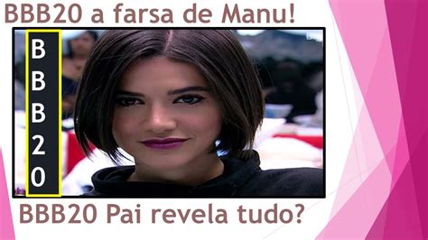 BBB20 Pai de Manu Gavassi sobre trajetória da filha no BBB YouTube