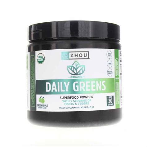 Daily Greens Superfood Powder Zhou Nutrition