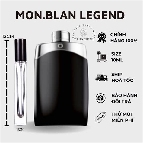 Nước hoa nam Mont blanc Legend EDT chính hãng thơm lâu nước hoa chiết