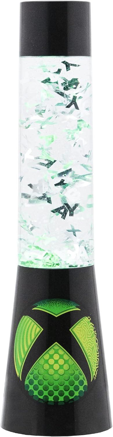 Paladone 33 Cm Xbox Glitter Flow Lamp Night Mood Lighting Tools And Home Improvement