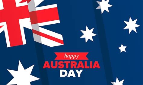 Australien Tag Nationaler Gl Cklicher Feiertag Am Januar