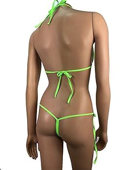 Buy Bikini G String Thong Tie Side V String Thong Skimpy Triangle Top