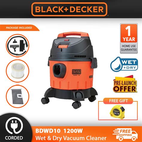 BLACK DECKER BDWD10 1200W 10L WET DRY Vacuum Cleaner Shopee Malaysia