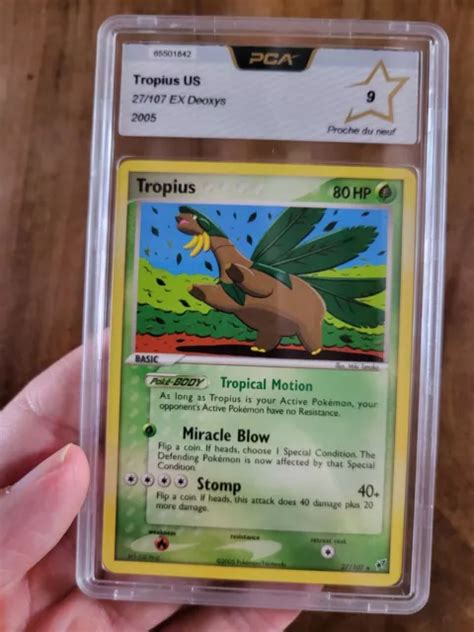 Tropius Pokemon Ex Deoxys Us Psa Mint Wotc Booster Rare