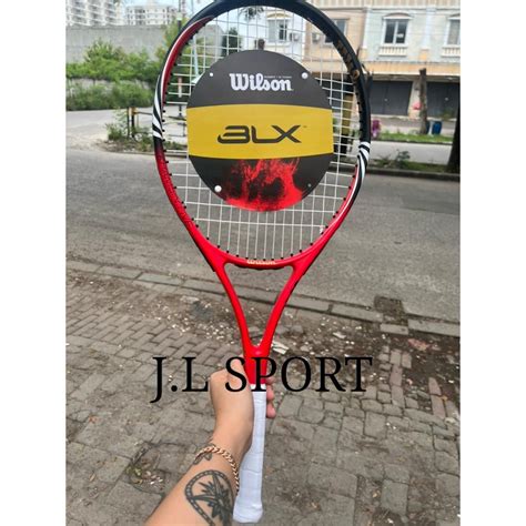 Jual Raket Tennis Tenis Wilson Blx Senar Free Tas Shopee Indonesia