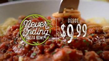 Olive Garden Never Ending Pasta Bowl Tv Spot Combinaciones Ispot Tv