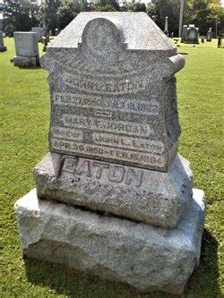 John L Eaton Homenaje De Find A Grave