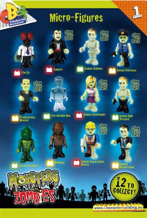 Character Building Monsters Vs Zombies Need Toys Littlerubberguys