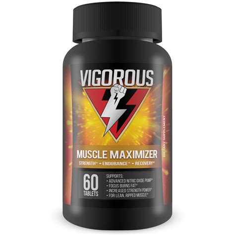 Vigorous Muscle Maximizer Nitric Oxide Booster Increase Strength Endurance And Performance