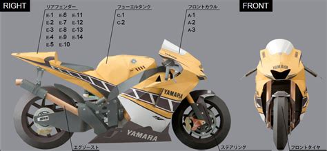 Yamaha Yzr M Th Anniversary Edition Papercraft