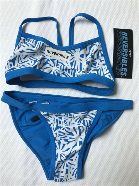 Reversible Size Medium Piece Workout Bikini Female Dolfin