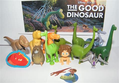 Disney The Good Dinosaur Figure Set Of 14 With Arlo Spot And Bonus