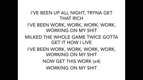 Work Lyrics Iggy Azalea Youtube