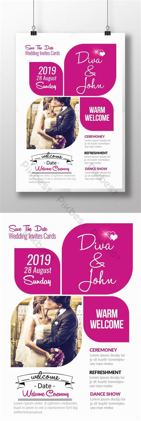 Creative Wedding Invitation Flyer | PSD Free Download - Pikbest