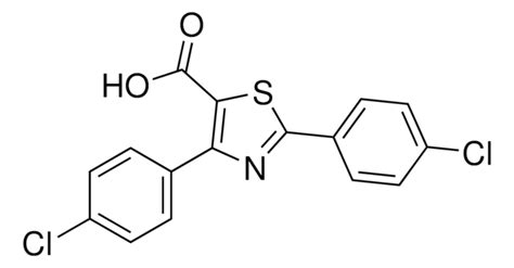 2 4 Bis 4 Chlorophenyl Thiazole 5 Carboxylic Acid AldrichCPR Sigma