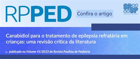 Rpped Canabidiol Para O Tratamento De Epilepsia Refratária Em Crianças