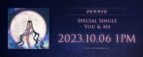 Jennie Special Single You Me Release Counter Blackpink Caf