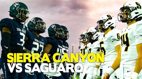 Sierra Canyon Vs Saguaro Az Socal 2023 Official Hs Football