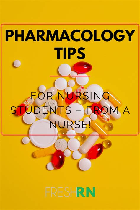 Pharmacology Tips for Nursing Students - From a Nurse! | Nursing ...