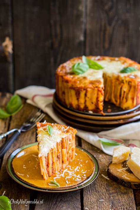 TORT MAKARONOWY Z SOSEM BOLOGNESE z Chaty Na Końcu Wsi