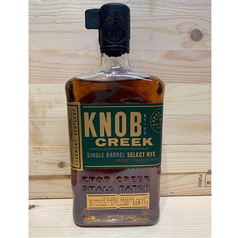 Knob Creek Nicholas Single Barrel Reserve Select Rye 4 Nicholas Wines