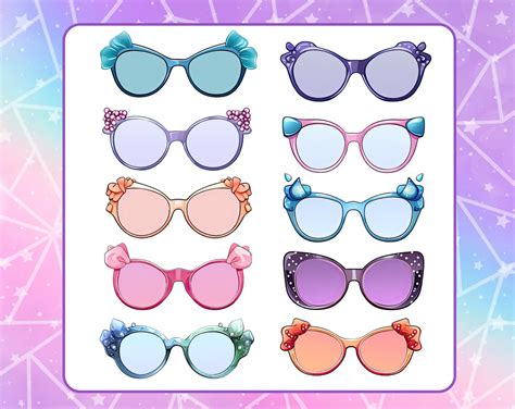 20 Vtuber Fantasy Glasses Pngtuber Outfit Assets For Twitch Vtuber Items Etsy