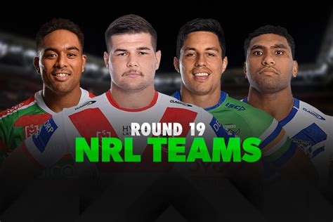 Nrl Round 19 Team Lists 2023 Nrl News