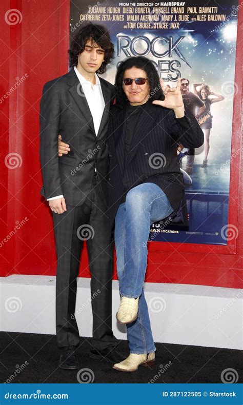 Gene Simmons And Nick Simmons Editorial Image Image Of Celebrity