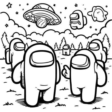 Among Us Coloring Pages 40 Coloring Sheets From The Game Artofit