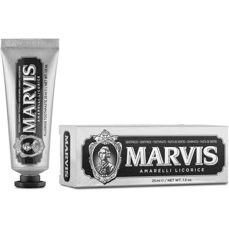 Marvis Amarelli Licorice Saldymedžio ir mėtų skonio dantų pasta 25 ml