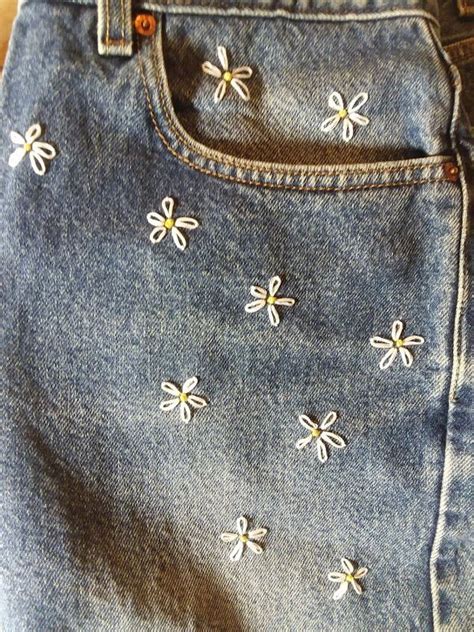 Pin On Embroidery Clothing Embroidery Jeans Diy Clothes Embroidery