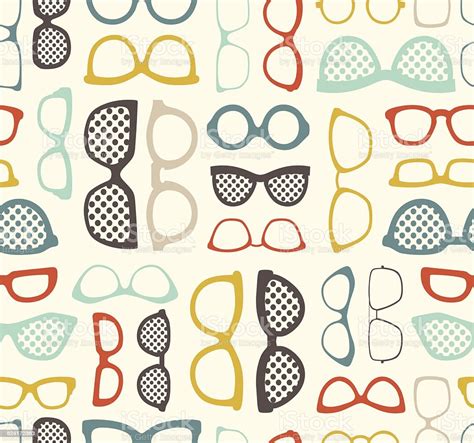 Seamless Eyeglasses Pattern Stock Illustration Download Image Now