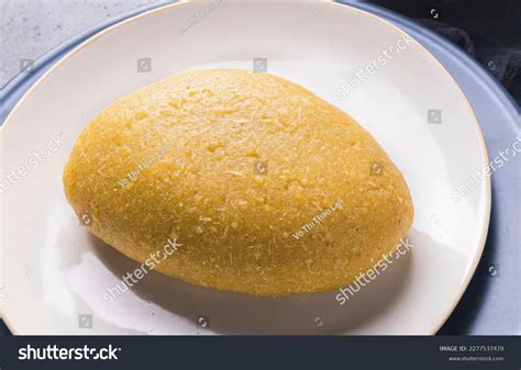 Eba Food Traditional Staple Made Cassava Stock Photo 2277537479 ...