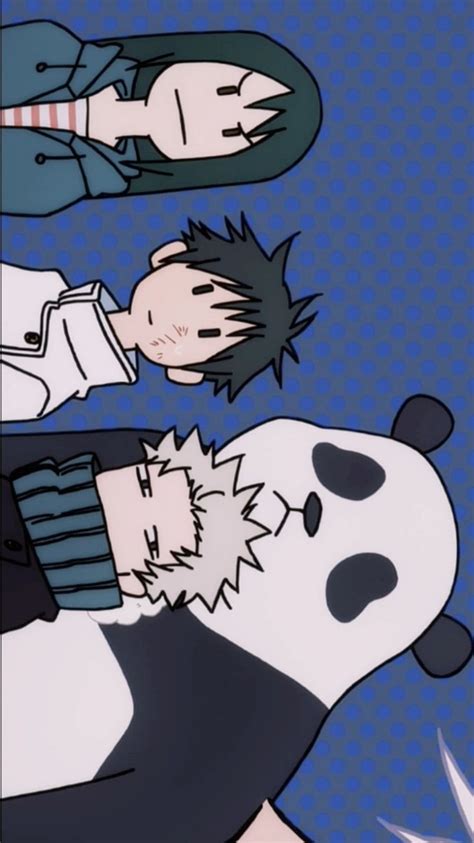 Maki Yuta Toge And Panda Jujutsu Kaisen 0 Garabatos Lindos