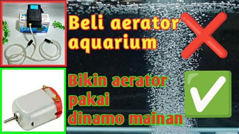 Cara Membuat Aerator Dari Barang Bekas Dinamo Tamiya Jadi Aerator