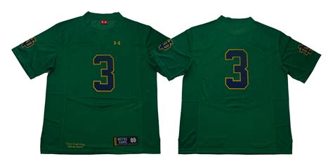 Mens Norte Dame Fighting Irish 12 Ian Book White Without Name Under