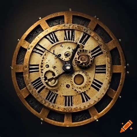 Steampunk Clock With Intricate Details On Craiyon