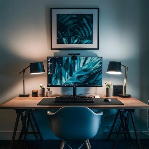 Premium Photo | Desktop Setup in Minimalist Workspace