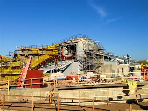 Seven Dwarfs Mine Train Construction