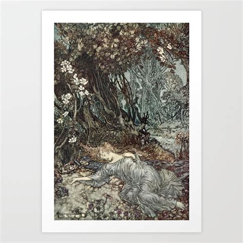 Lithographs A Midsummer Nightu2019s Dream Genuine 1st Edition Arthur Rackham Print From 1908