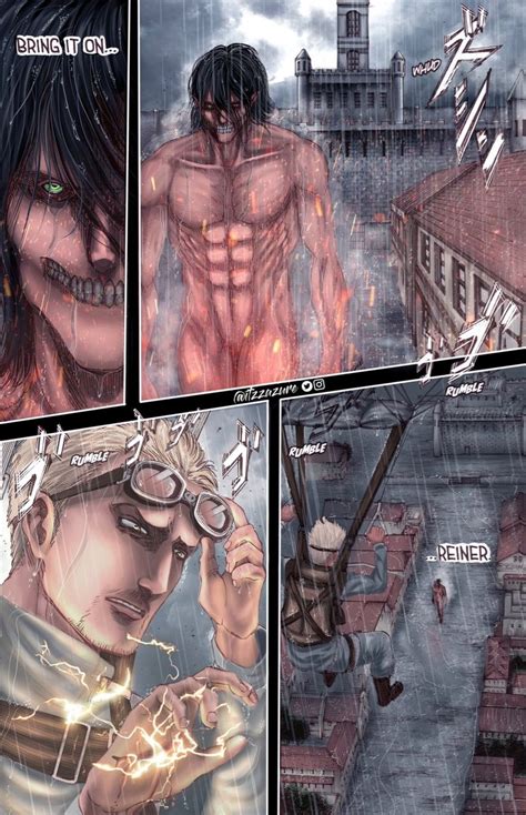 Pin by NoKD on AOT colored manga panels | Attack on titan, Attack on ...