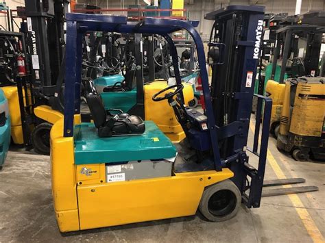 Komatsu Wheel Electric Forklift Ri Go Lift Truck Ltd