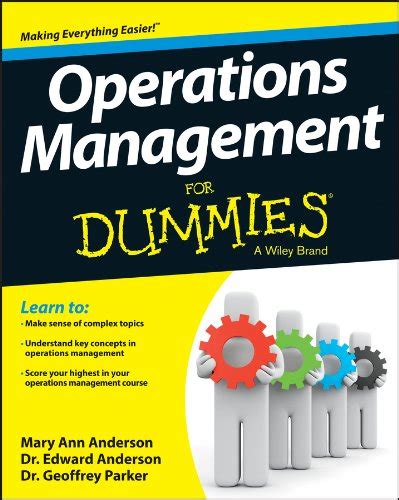 Operations Management For Dummies Kindle