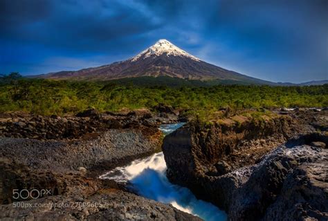 Osorno Exposure of the Osorno Volcano. Osorno volcano is a symmetrical ...