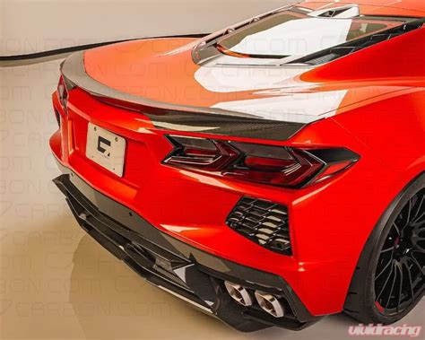 C Carbon Low Profile Rear Spoiler Carbon Fiber Chevrolet C Corvette