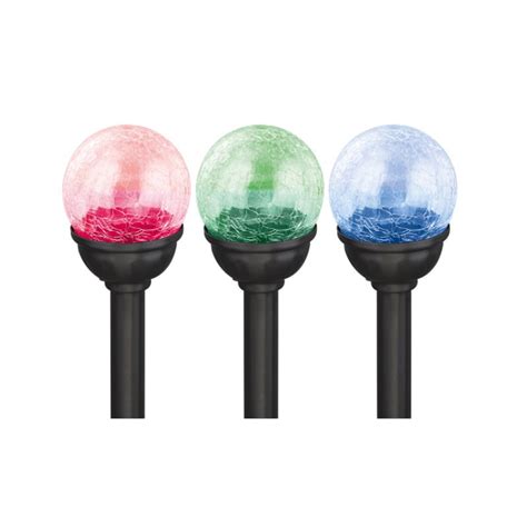 Polux Lampa Solarna Kula RGB Czarna 303684 NOXBOX