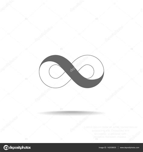 Símbolo Infinito Icono Web Vector Gráfico Vectorial © Lovart Imagen