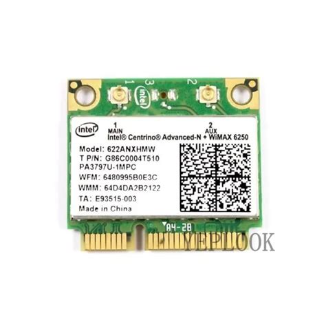 Intel Wifi Card An Anx Anxhmw Mbps Dual Band G G